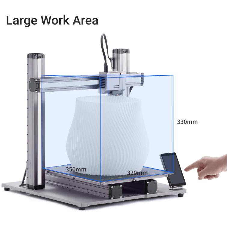 Snapmaker A350 2.0 Modular 3-in-1 3D Printer; Laser Engraver, CNC