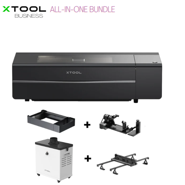 xTool P2 55W Desktop Laser Cutter & Engraver (Class 4) Advanced Business Bundle