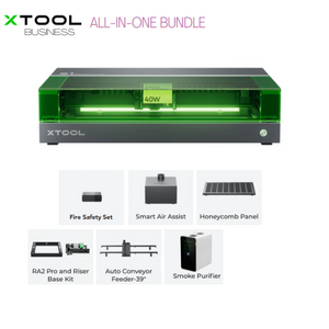 xTool S1 20/40W Enclosed Diode Laser Cutter/Engraver All-in-One Bundle