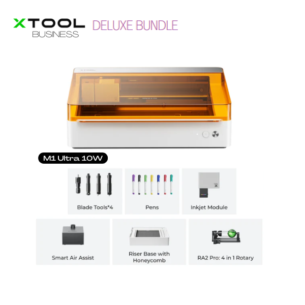 xTool M1 Ultra: The World's First 4-in-1 Craft Machine Deluxe Bundle