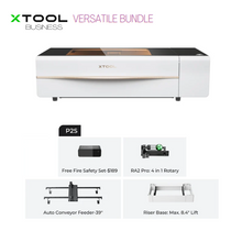 Load image into Gallery viewer, xTool P2S 55W Desktop CO2 Laser Cutter/Engraver Versatile Bundle