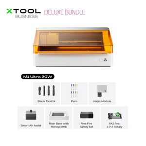 xTool M1 Ultra: The World's First 4-in-1 Craft Machine Deluxe Bundle