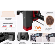 Load image into Gallery viewer, Algolaser Alpha 10W Laser Cutter/Engraver