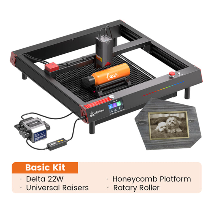 Algolaser Delta 22W Laser Cutter/Engraver Basic Kit