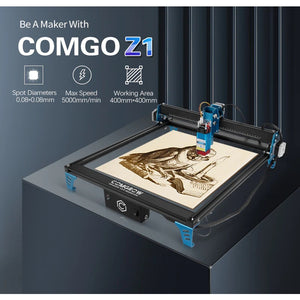 Laser Cutter/Engraver - ComGrow Z1 5W Laser Cutter/Engraver Bundle