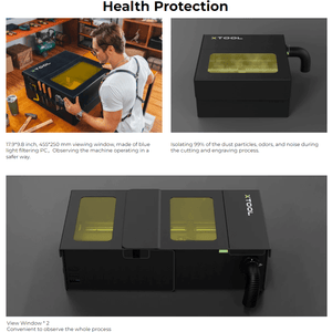 Parts & Accessories - XTool Enclosure For D1/D1 Pro Models And Other Laser Engravers