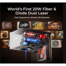 Load image into Gallery viewer, xTool F1 Ultra Diode + Fiber(IR) Laser Cutter/Engraver