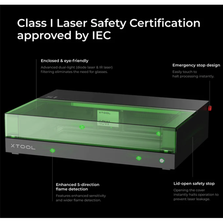 xTool S1 Enclosed Diode Laser Cutter — Best Lasers