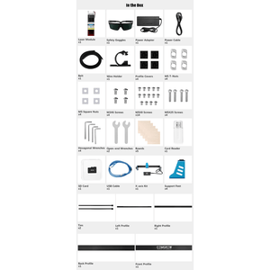 Laser Cutter/Engraver - ComGrow Z1 10W Laser Cutter/Engraver Bundle