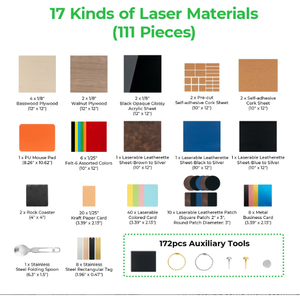 xTool D1-Pro 20W Laser Cutter/Engraver Beginner Business Bundle