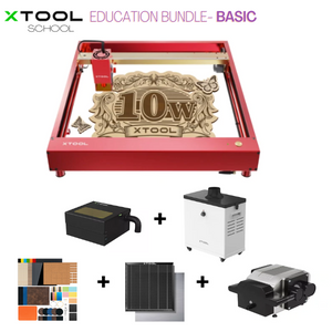 xTool D1-Pro 10W Laser Cutter/Engraver Education Bundle - Basic