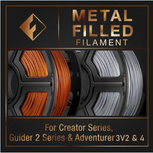 Load image into Gallery viewer, Filament - FlashForge Metal Filled Filament For Creator Series, Guider 2 Series And Adventurer 3V2 &amp; 4