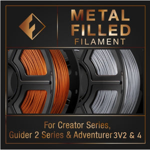 Filament - FlashForge Metal Filled Filament For Creator Series, Guider 2 Series And Adventurer 3V2 & 4