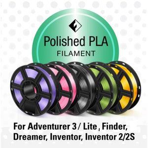 Filament - FlashForge D- Series Polished PLA Filament For Finder, Dreamer, Inventor Series And Adventurer 3/Lite