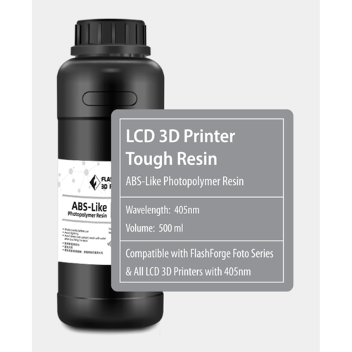 Resin - FlashForge Tough Resin For LCD 3D Printers