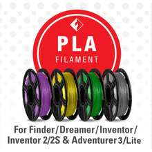 Load image into Gallery viewer, Filament - FlashForge D-Series PLA Filament For Finder, Dreamer, Inventor, And Adventurer 3/Lite Series