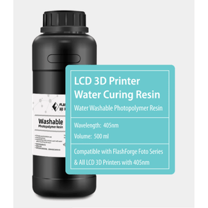 Resin - FlashForge Water Curing Resin For LCD 3D Printer