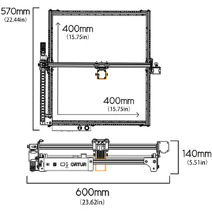 Laser Cutter/Engraver - Ortur Laser Master 2 Pro Laser Cutter/Engraver