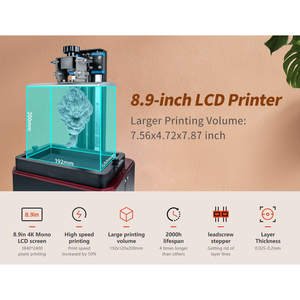 Voxelab Proxima 8.9 4K Resin 3D Printer