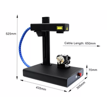 Load image into Gallery viewer, Em-Smart Basic 1R 18W Fiber Laser Engraver + Rotary Roller Bundle