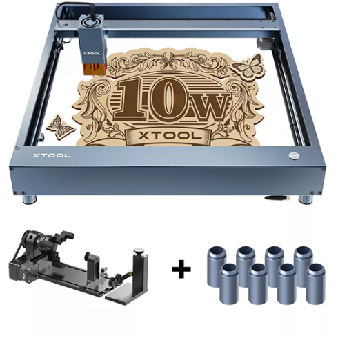 xTool D1-Pro 10W Laser Cutter/Engraver Bundle  3D Printing Supplies, 3D  Printers and Laser Engravers