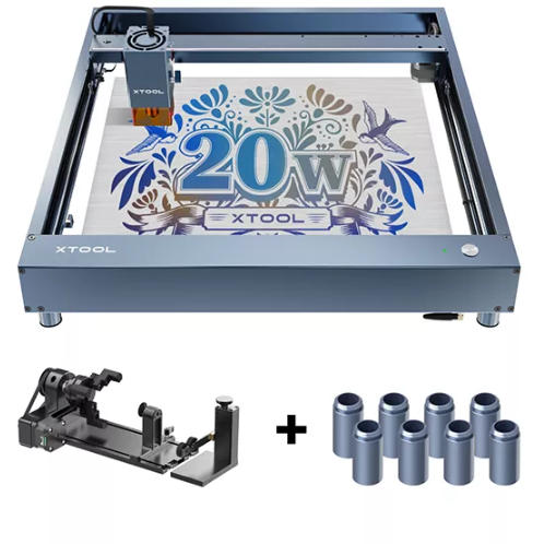 xTool D1-Pro 20W Laser Cutter/Engraver Bundle